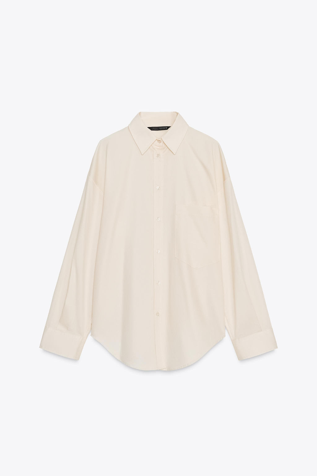 OVERSIZE SHIRT WITH TIE - Zara фото 6