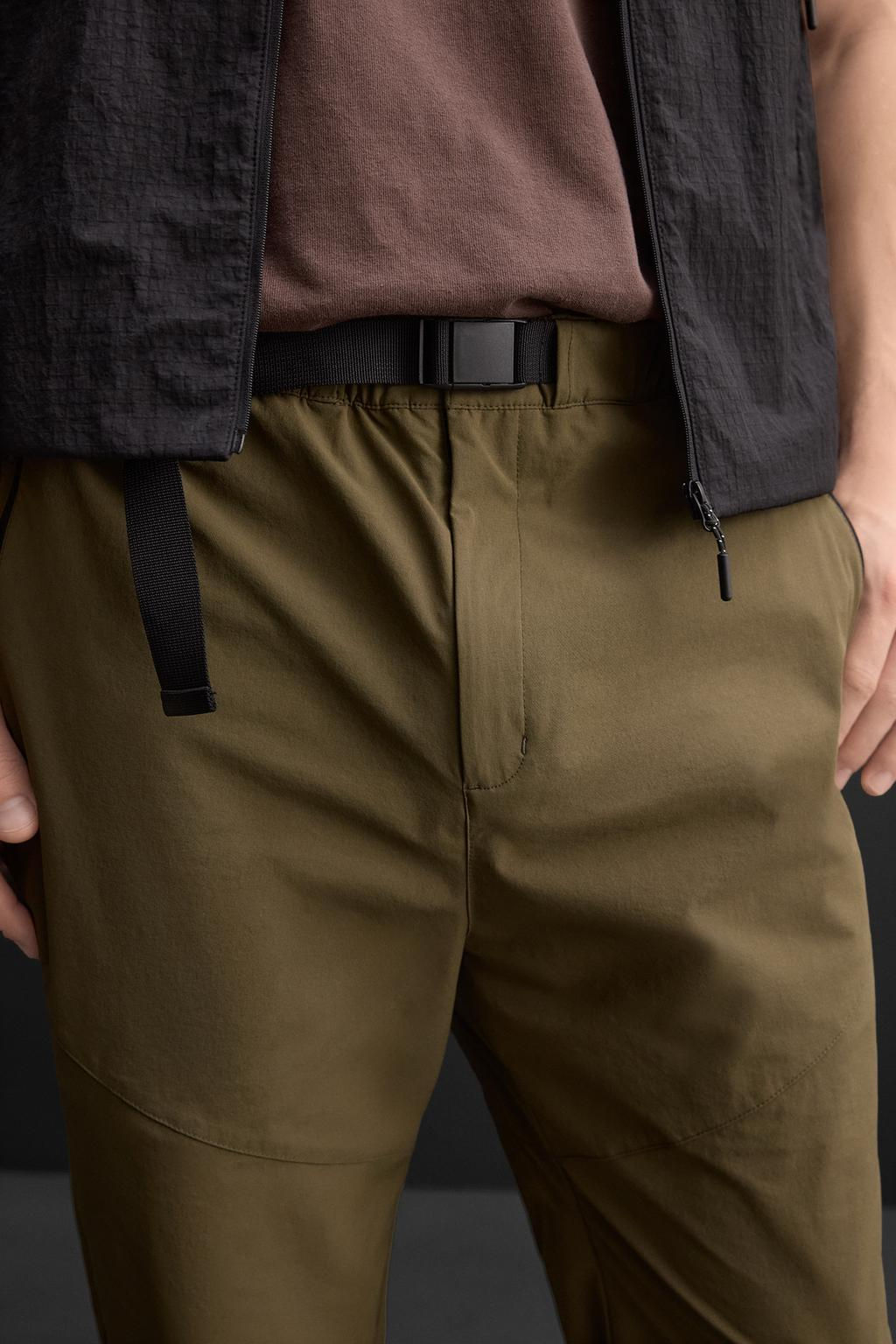 TECHNICAL TROUSERS WITH BELT - Zara фото 6