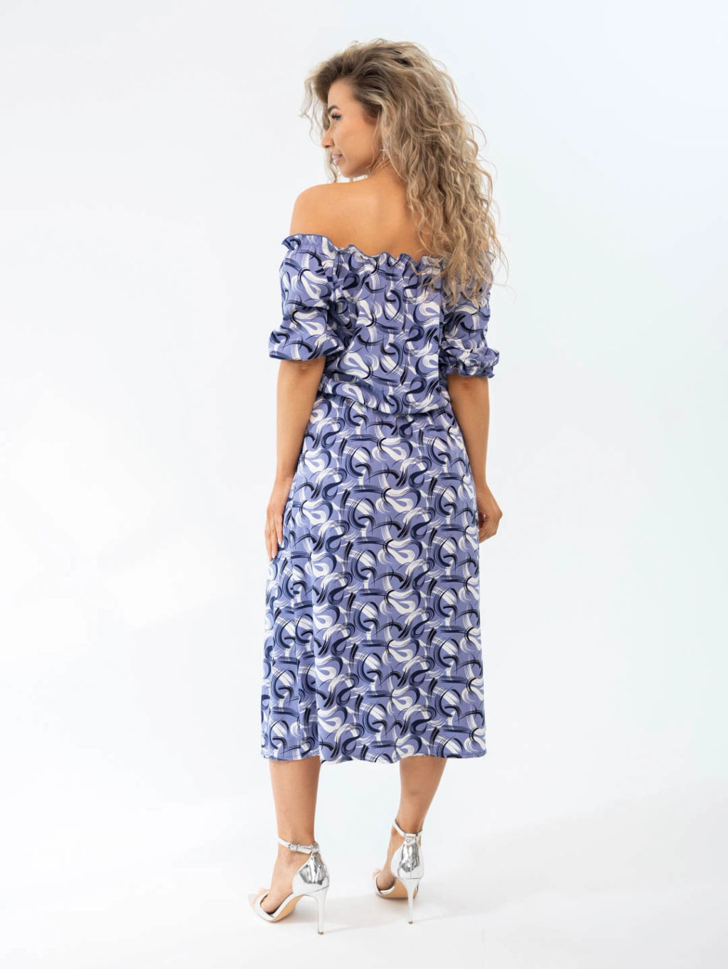 Платье женское, цвет голубой