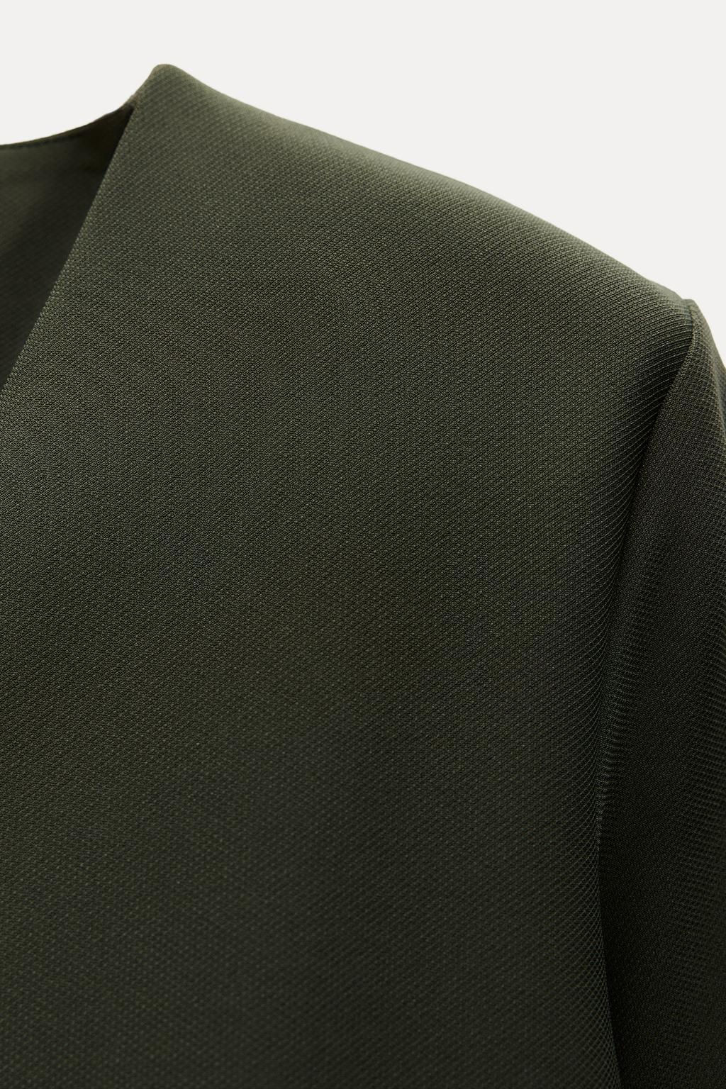 POCKET CREPE BLAZER - Zara фото 7