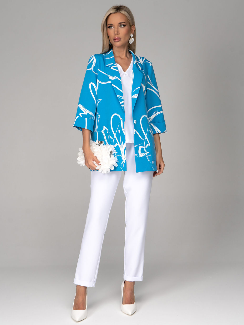 Пиджак Шерри (голубой) - Эльза фото 5