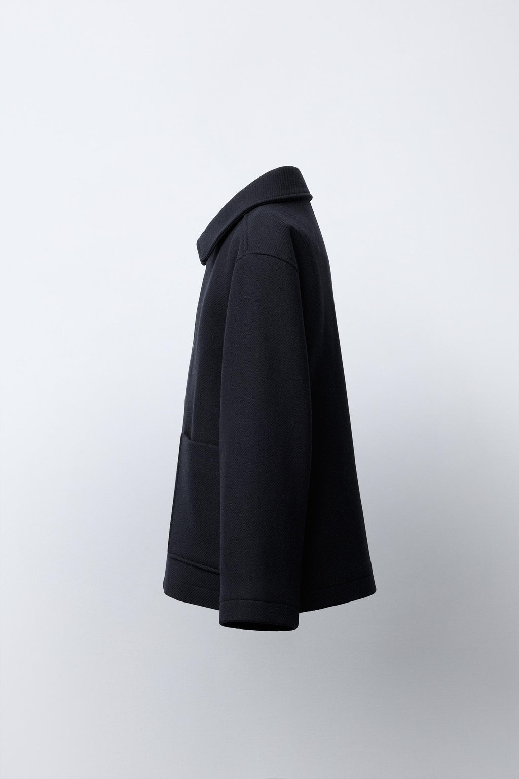 CROPPED WOOL BLEND JACKET