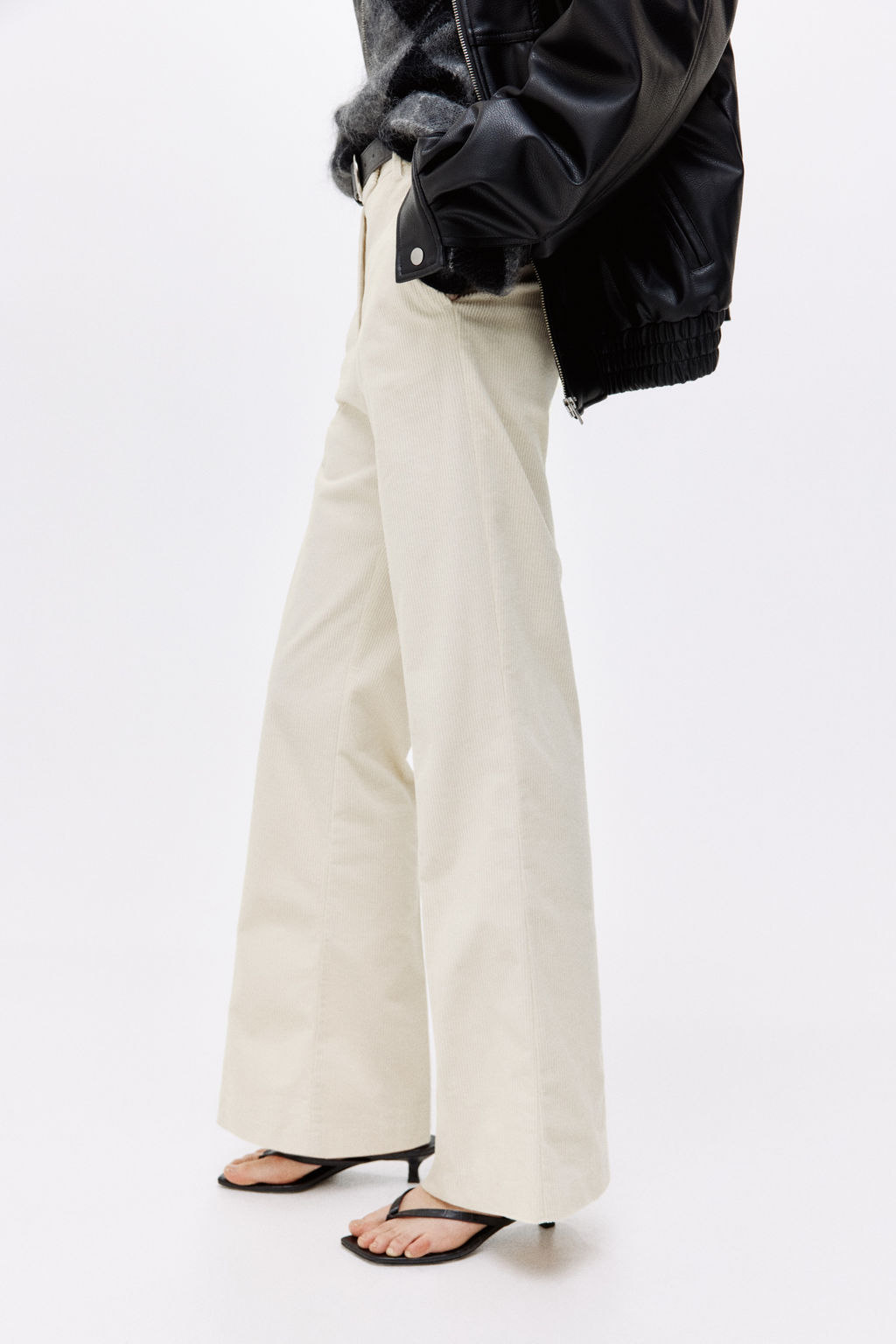 Pantal?n bootcut de pana - H&m фото 7