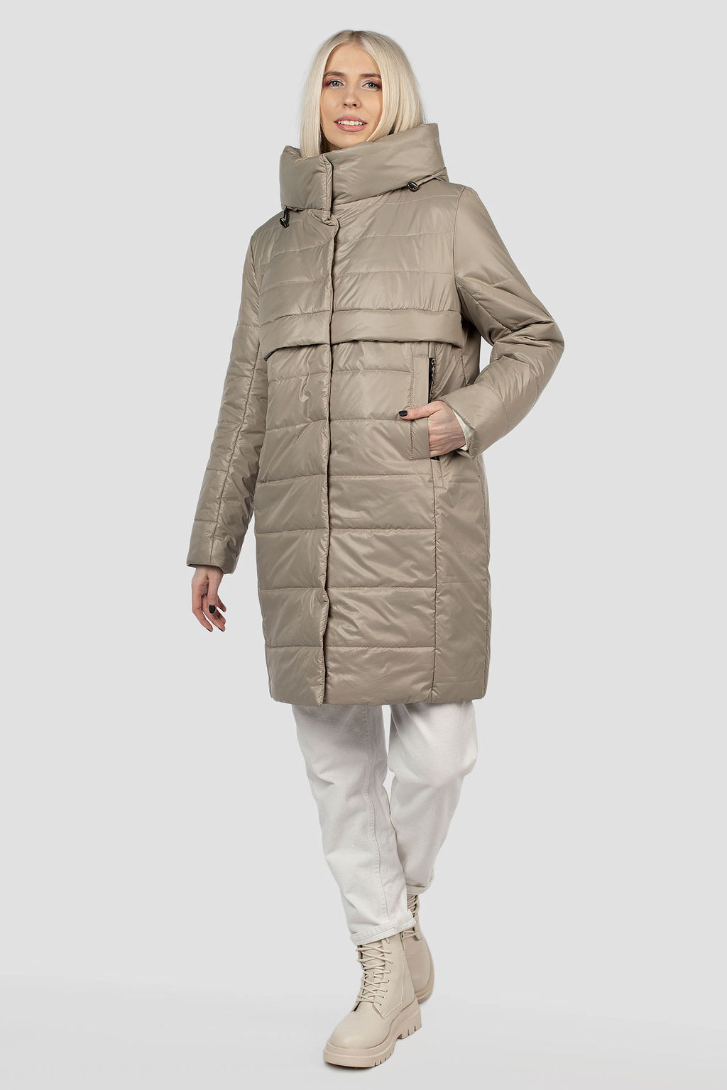 Куртка женская демисезонная (синтепон 150)  04-2935 - Империя пальто фото 3