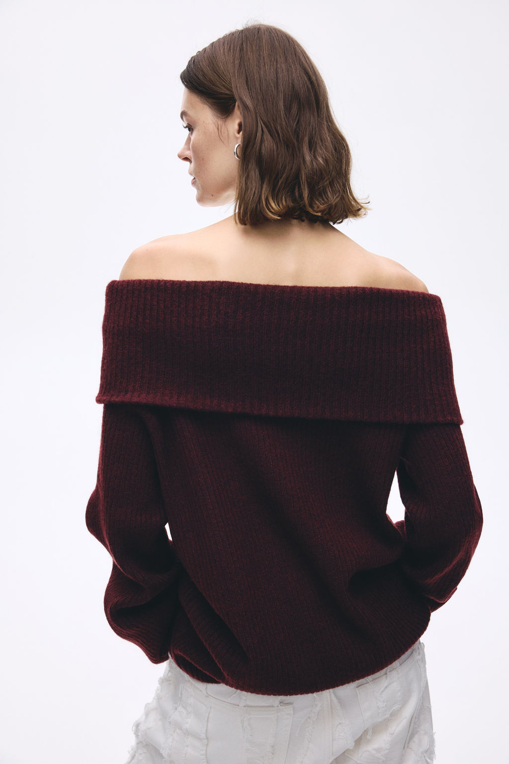 Jersey off-the-shoulder - H&m фото 6