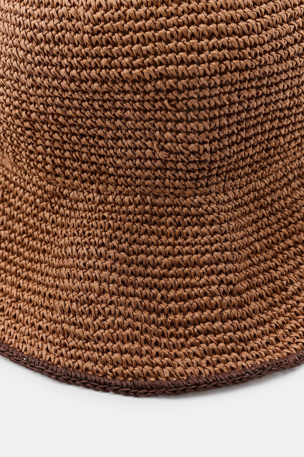 GORRO TRENZADO BUCKET BORDE CONTRASTE / Caldero - Zara фото 3