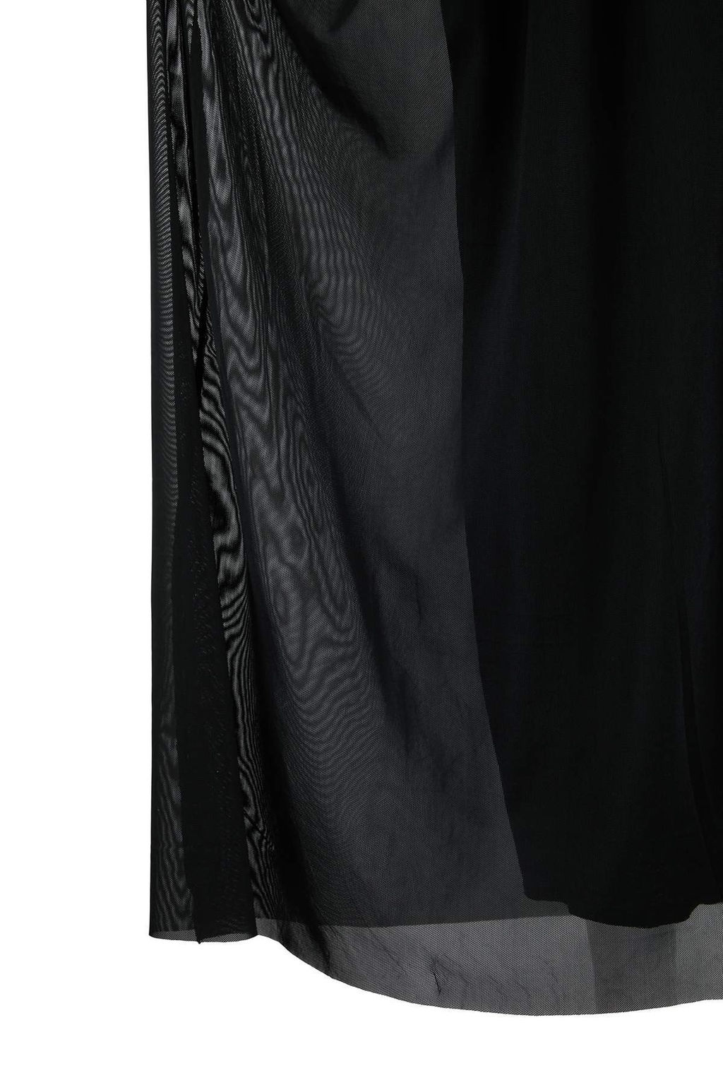 Siyah Belden Ac?lan Kolsuz Buzgulu Fitilli Esnek Orme Elbise TWOSS26EL00204