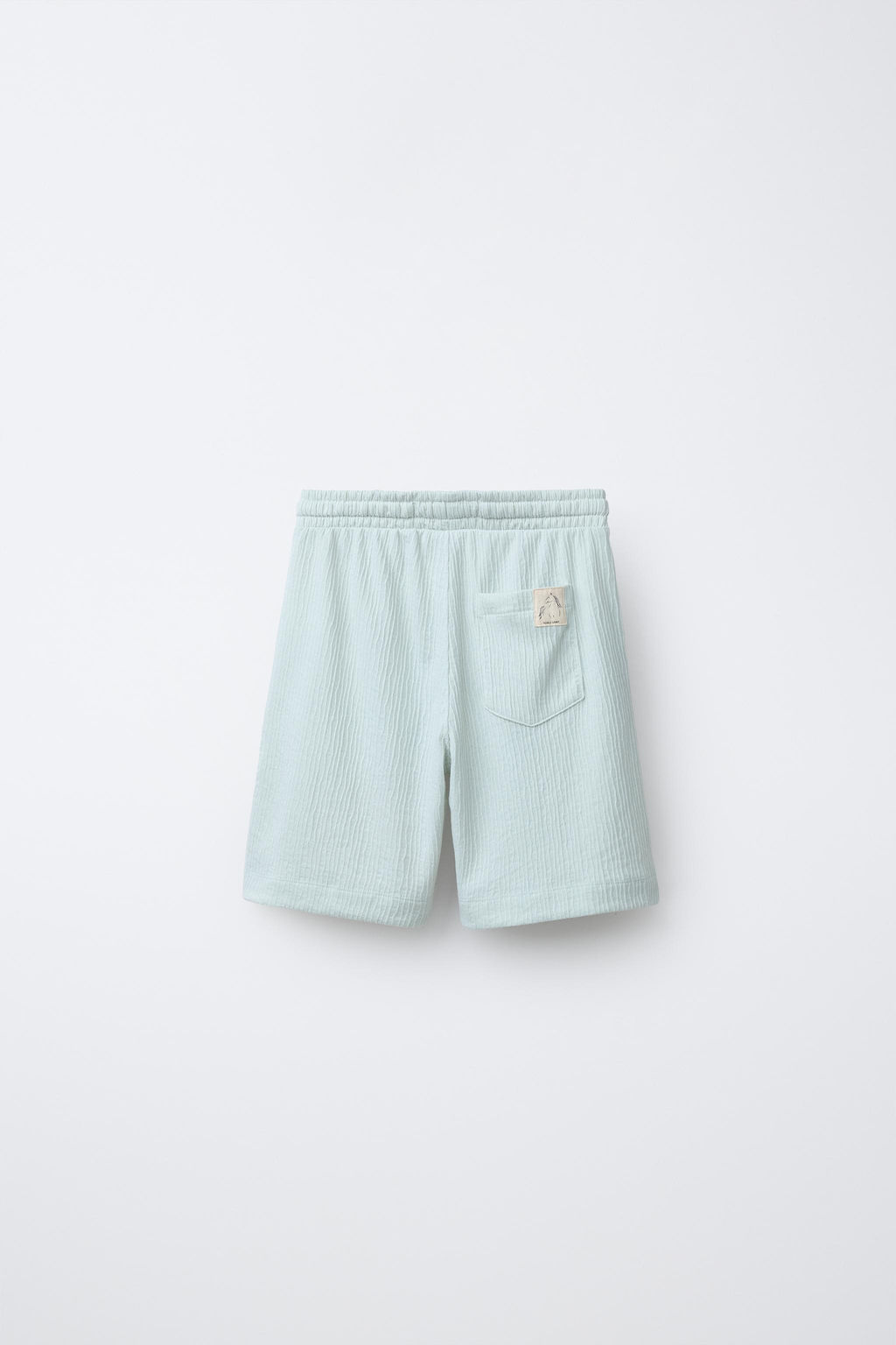 CONJUNTO CAMISETA POLO Y BERMUDA TEXTURA / Verde claro - Zara фото 5