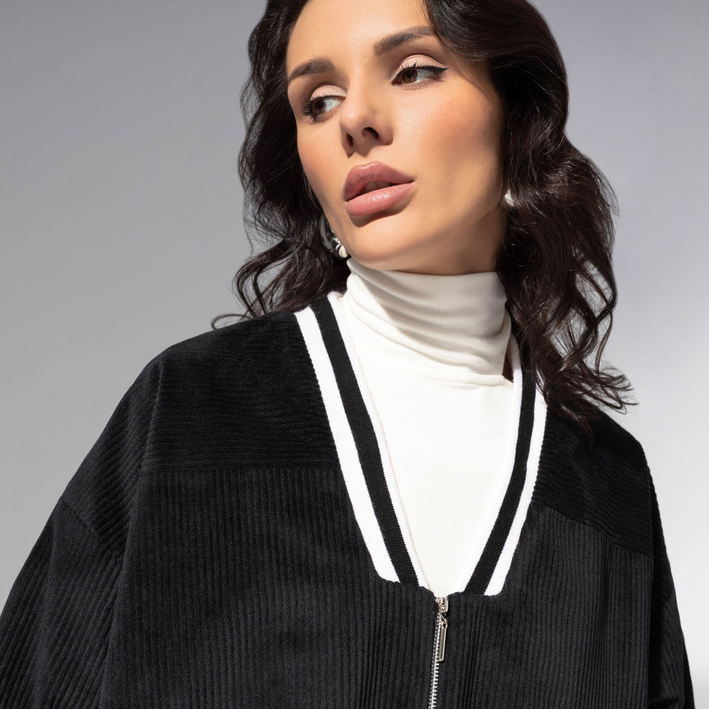 Бомбер из вельвета на подкладе, Модная стратегия - Charutti фото 3