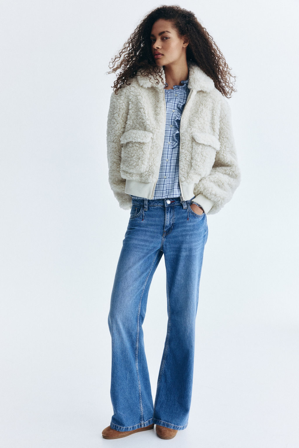 Wide Regular Jeans - H&m фото 2