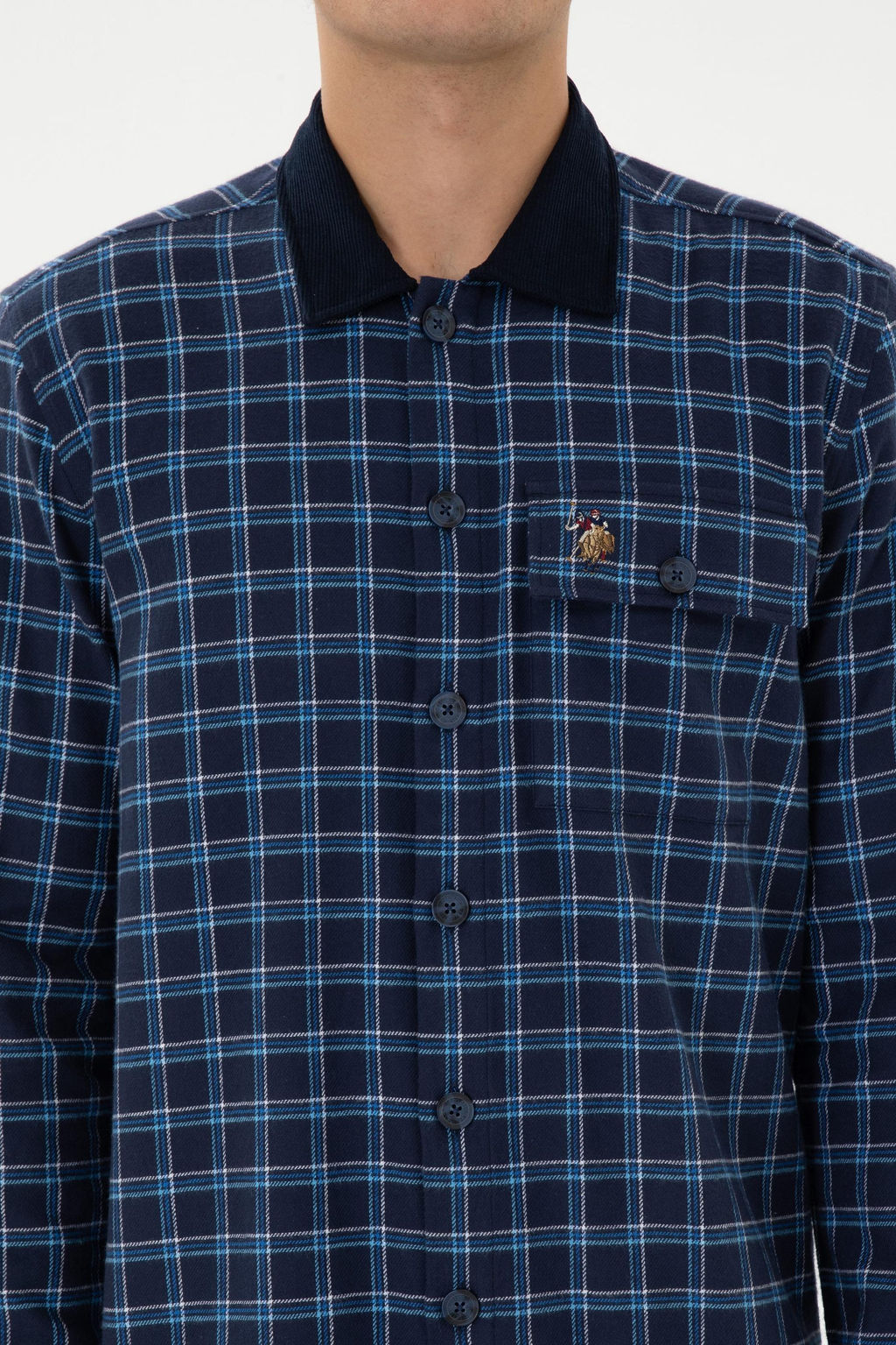 Erkek _ndigo Uzun Kollu G_mlek - U.s. polo assn фото 6