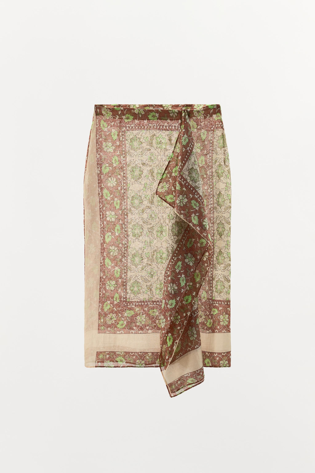FALDA PAREO ESTAMPADA RAMIO / Multicolor - Zara фото 6