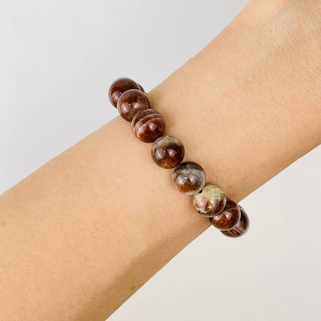 Браслет из Гелиолита (Солнечный камень) 17,5 см