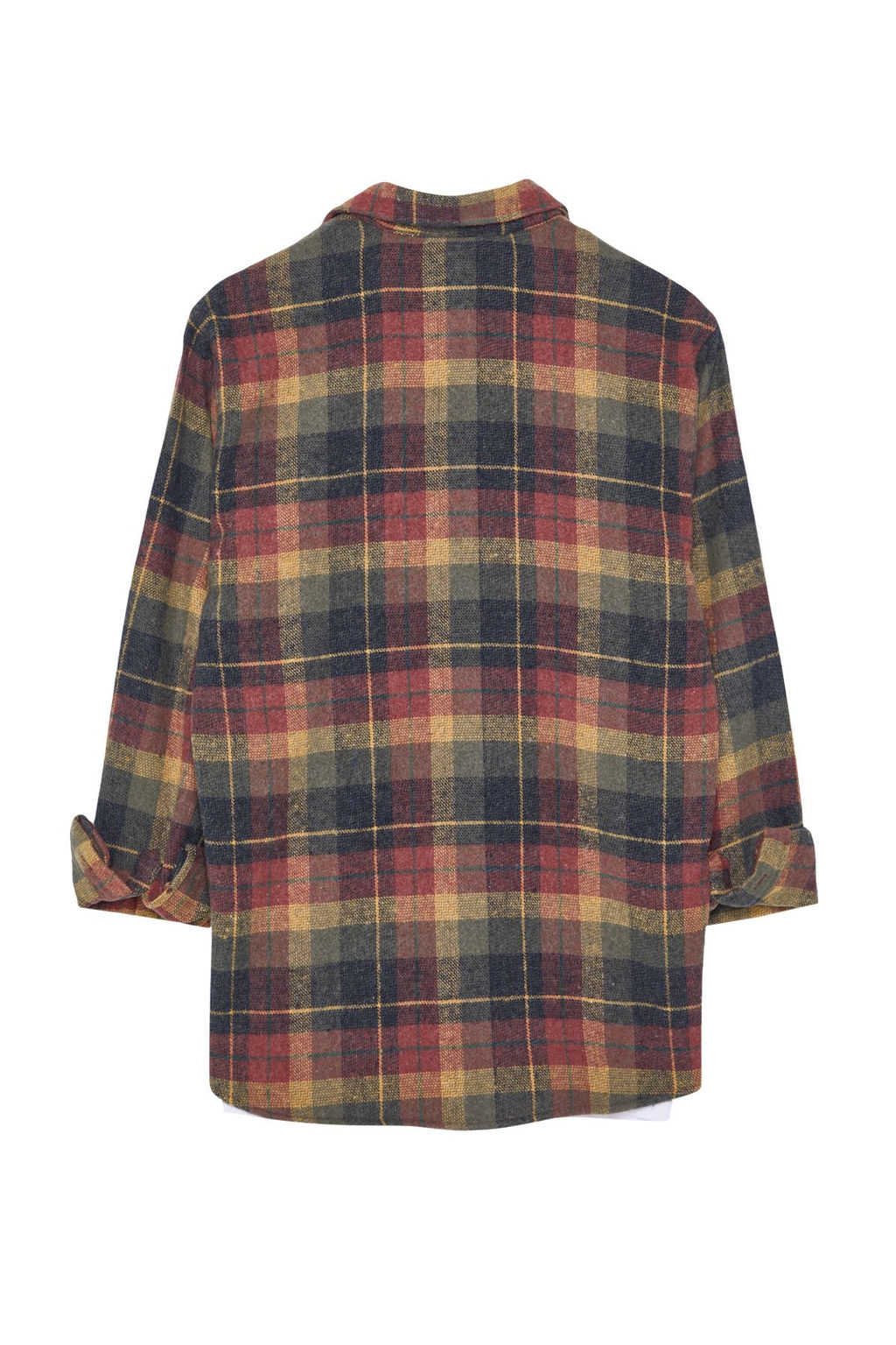 TRENDYOL MAN Bordo Cift Cep Kapakl? Regular Fit K?sl?k Oduncu Kareli Gomlek TMNAW21GO0031 - Trendyolmilla фото 11