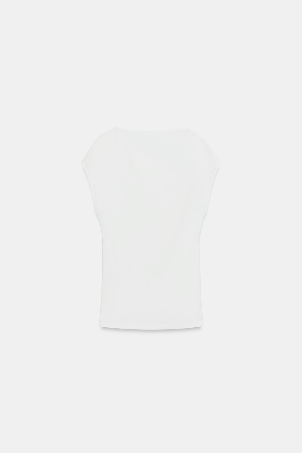 TOP DRAPEADO FORNITURA / Blanco roto - Zara фото 6