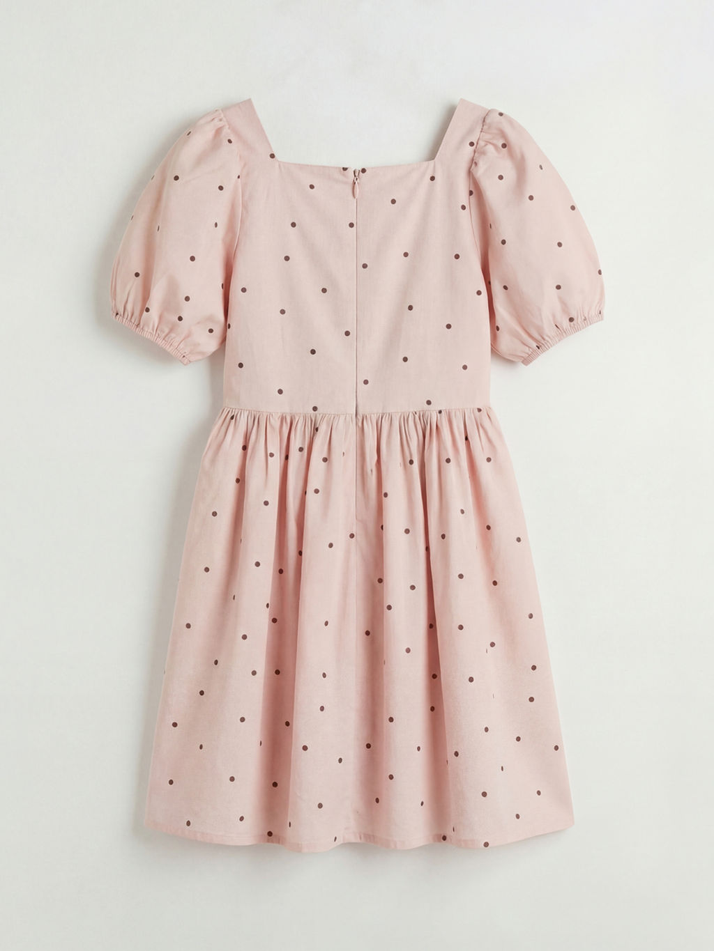 Puantiyeli K?z ?ocuk Elbise