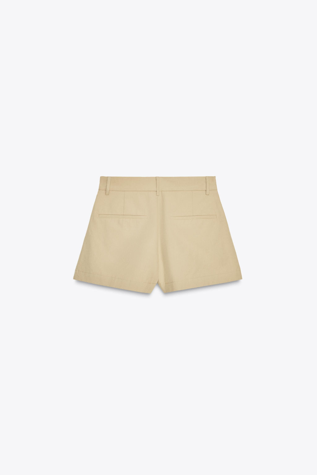 PLEATED SHORTS WITH BUTTONS - Zara фото 9