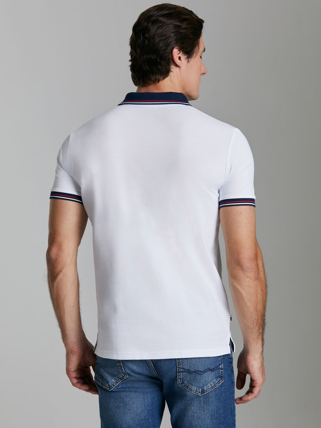 Поло мужское RUSSIA 65M-RR-1497 RED-N-ROCKS