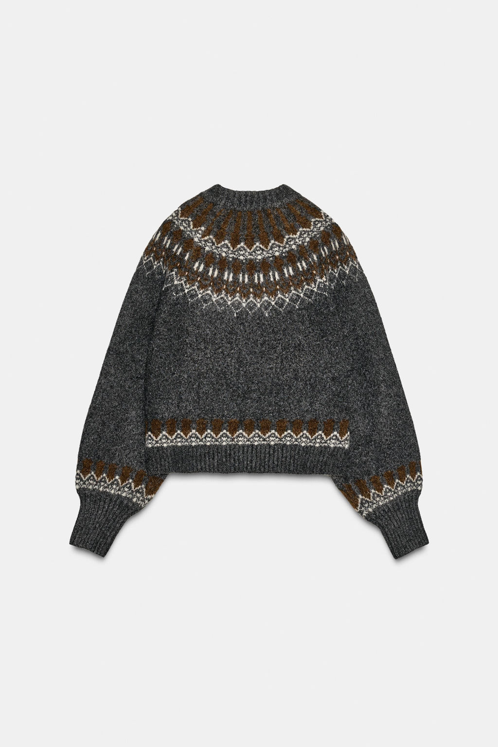 JACQUARD KNIT JUMPER - Zara фото 7
