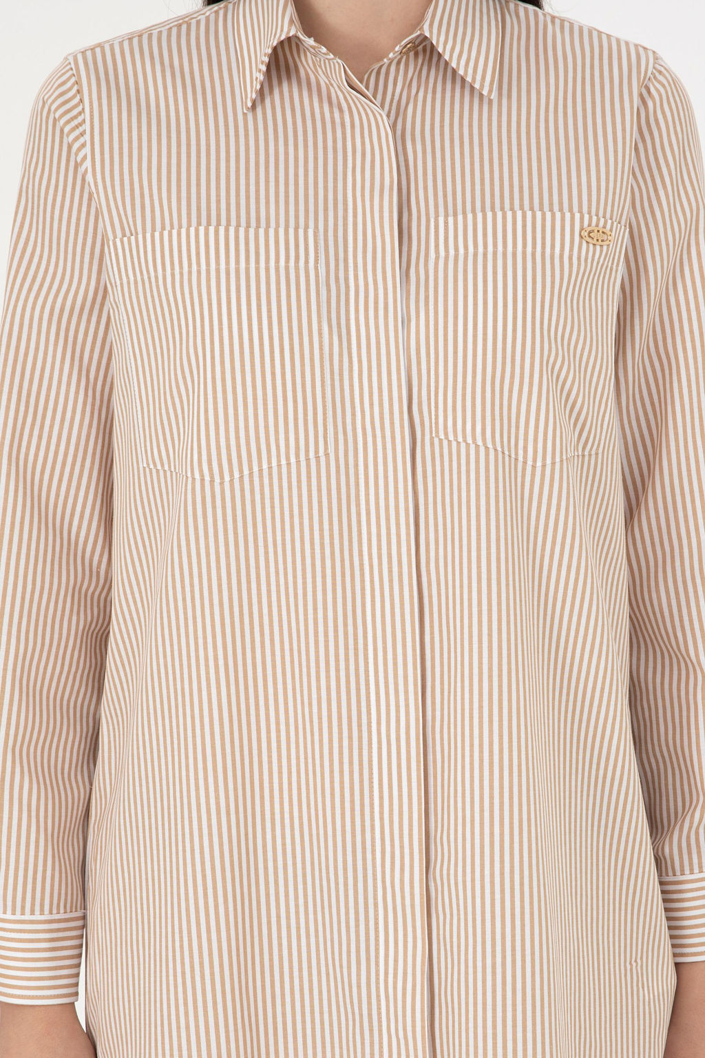 Женское тканое платье в песочную полоску - U.s. polo assn фото 5