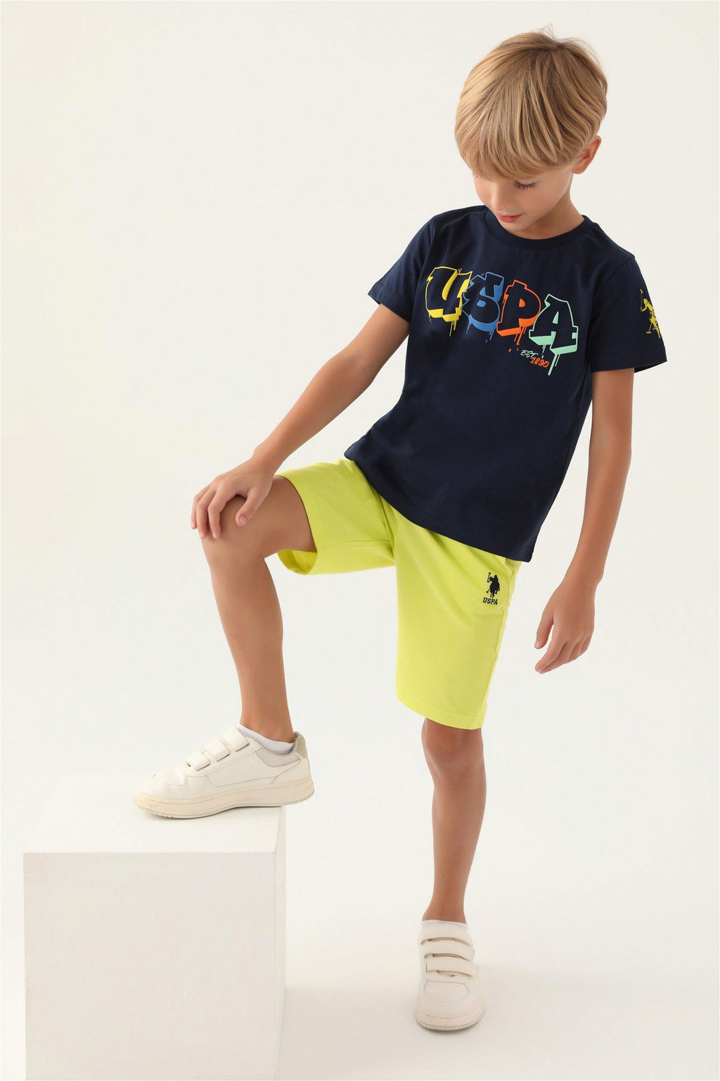 Темно-синий пижамный комплект для мальчика - U.s. polo assn фото 2