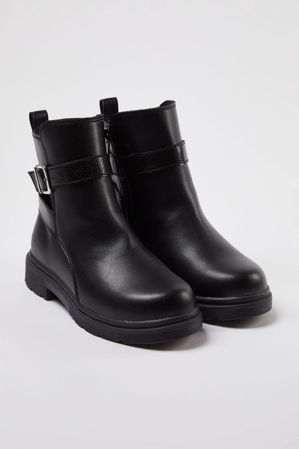 Trendyolmilla Shoes Siyah Tokal? Fermuarl? Buyuk K?z Cocuk Kids Bot 
TAKAW25BO00038  фото 2