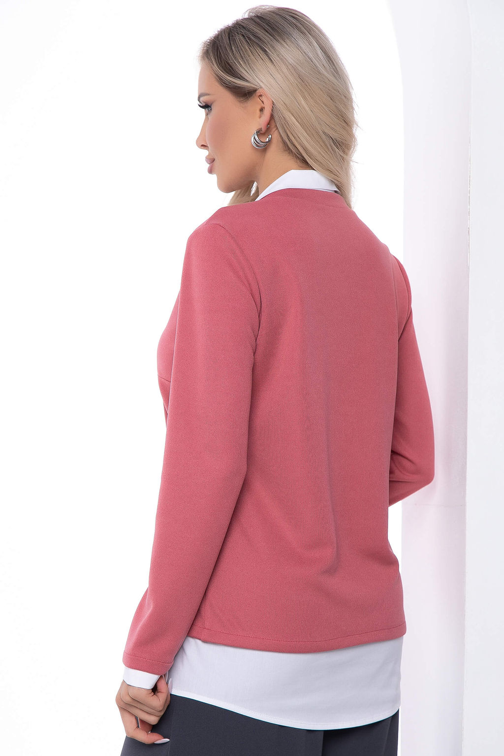 Джемпер На высоте (коралл) Б8866 - Lt collection фото 2