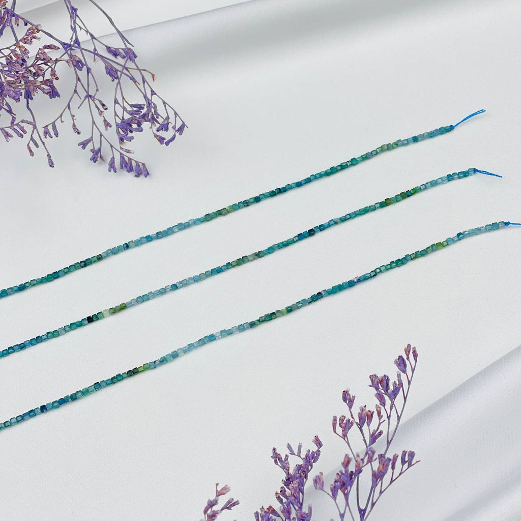 Бусины для украшений из голубого Турмалина