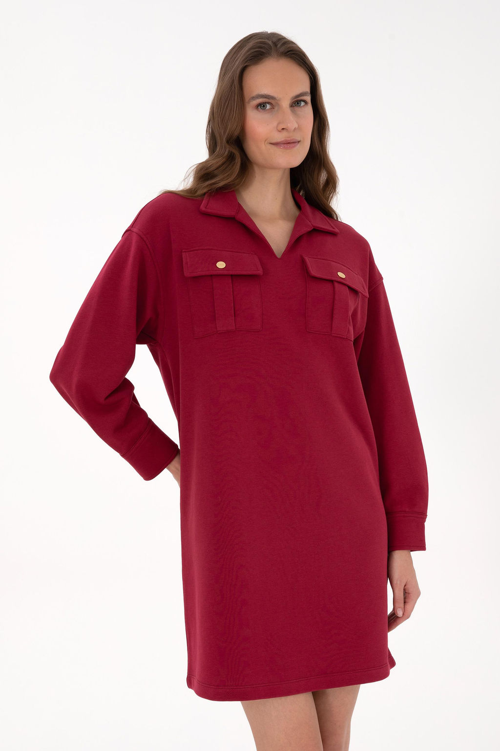 Kad_n Koyu Frambuaz _rme Elbise - U.s. polo assn фото 2