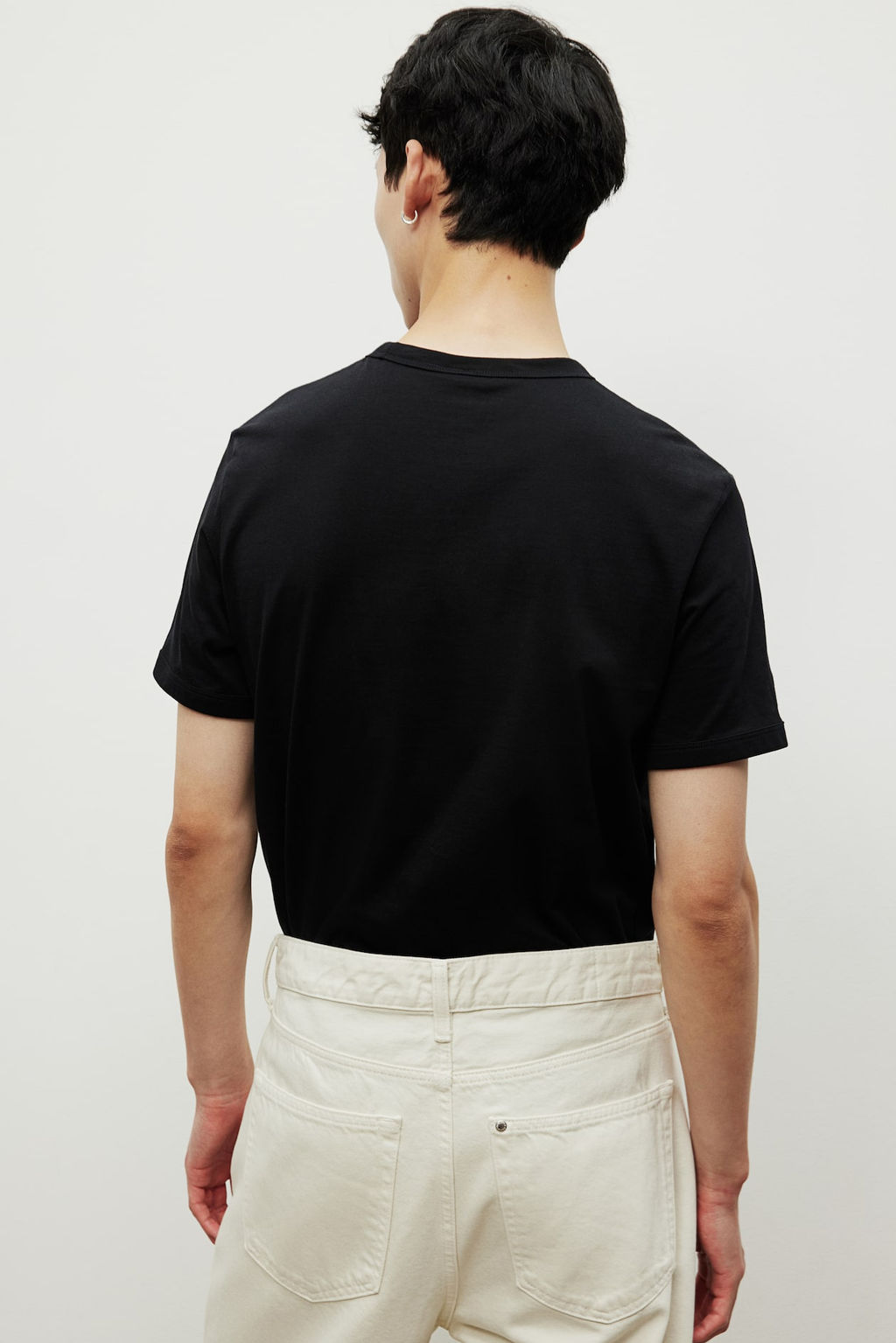 Camiseta de algodon Slim Fit - H&m фото 4