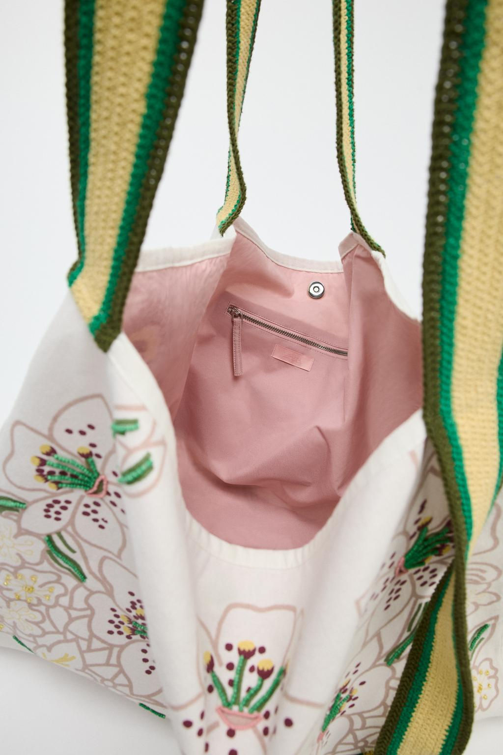 FANTASY FABRIC MAXI SHOPPER - Zara фото 5