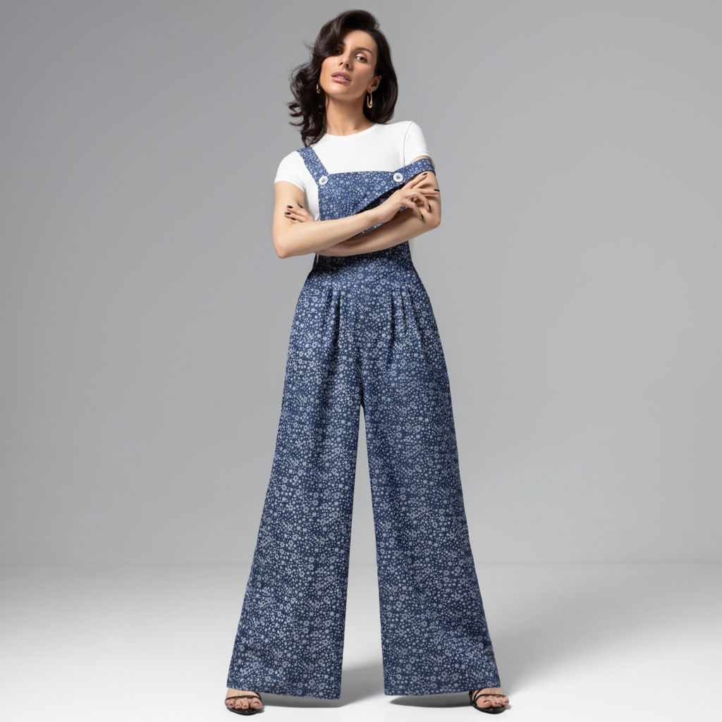 Комбинезон из джинсы, Комфорт лета (blue) - Charutti фото 2