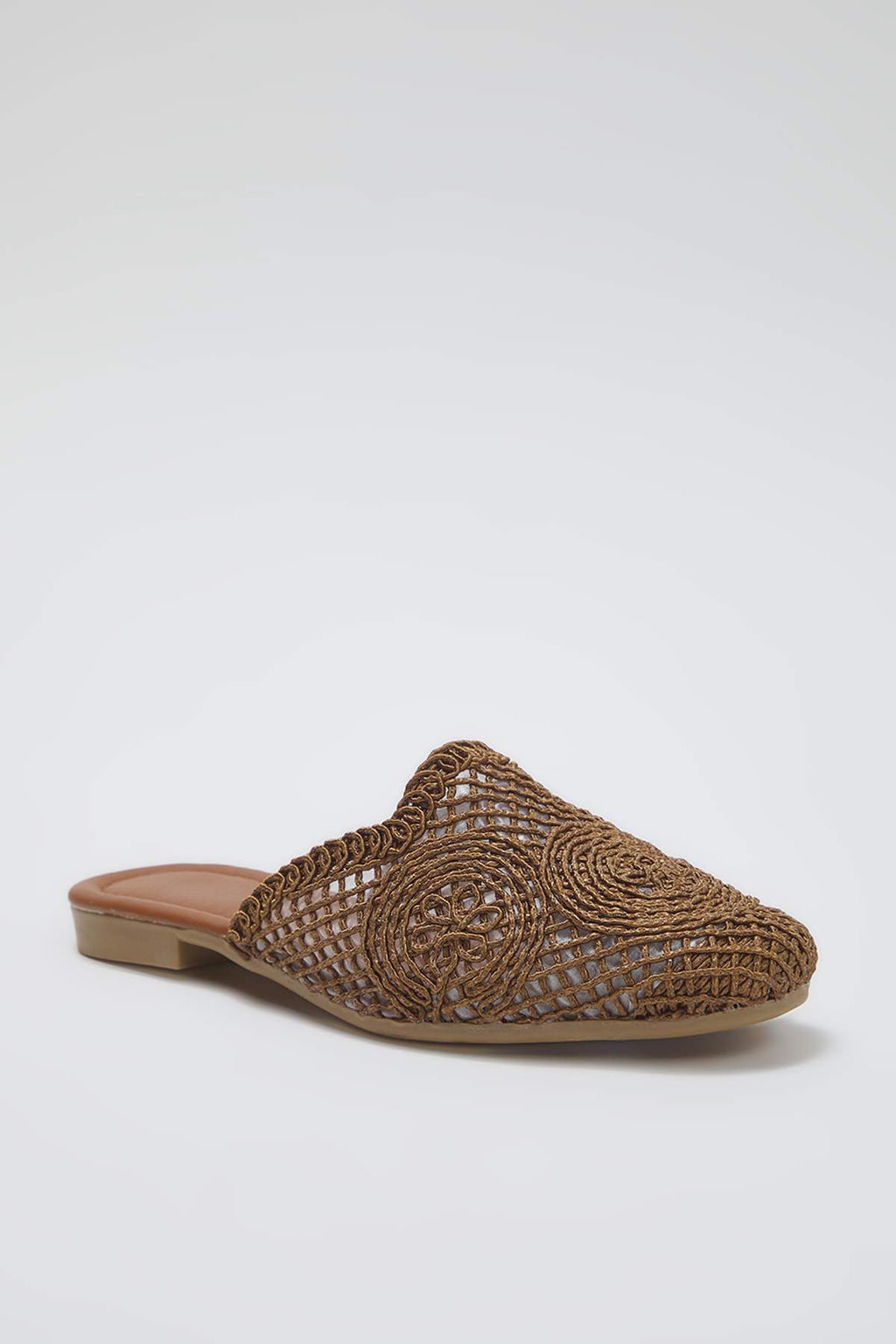 Trendyol Shoes Siyah Orgu Detayl? Kad?n Mule Terlik TAKSS24TE00000 - Trendyolmilla фото 18