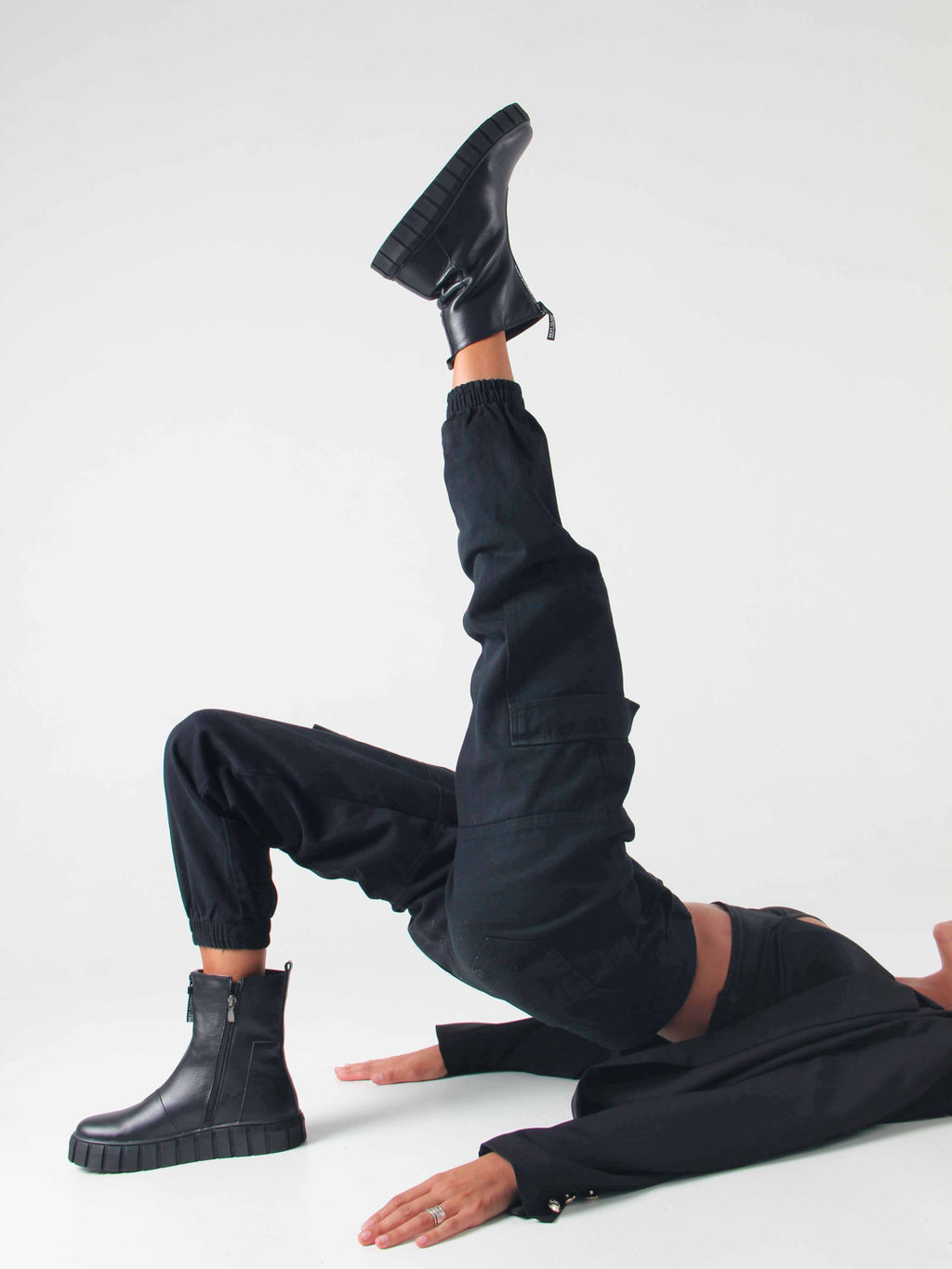 Ботинки 365.L.1918bl.Black/Шерсть