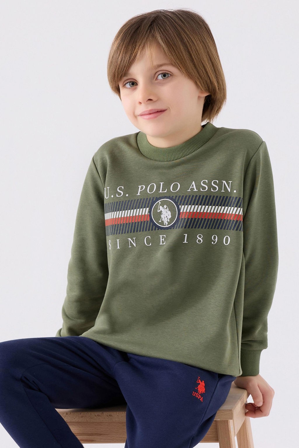 Мальчик хаки пижама Неожиданная скидка в корзине - U.s. polo assn фото 2