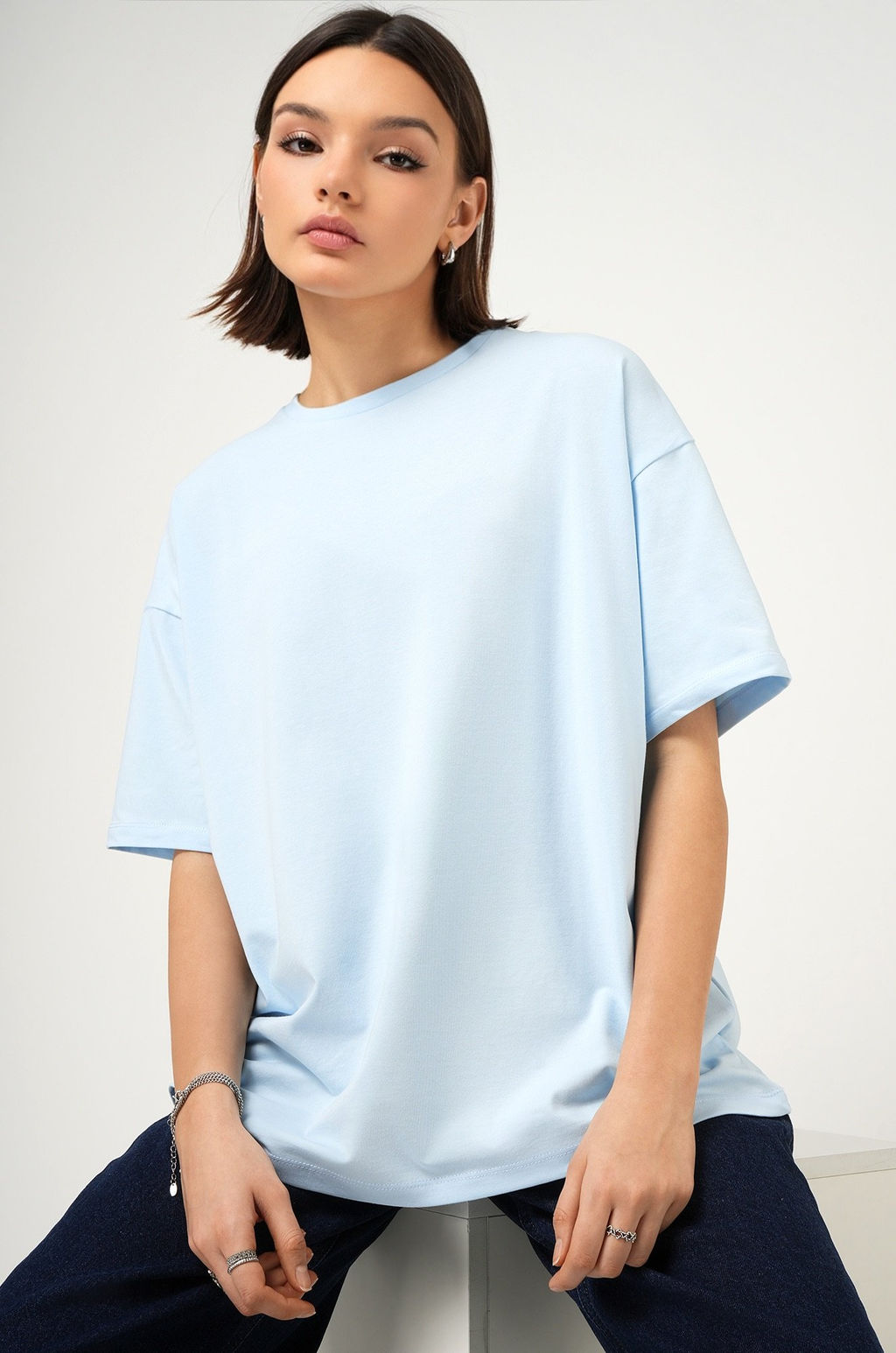 Женская футболка оверсайз Happyfox