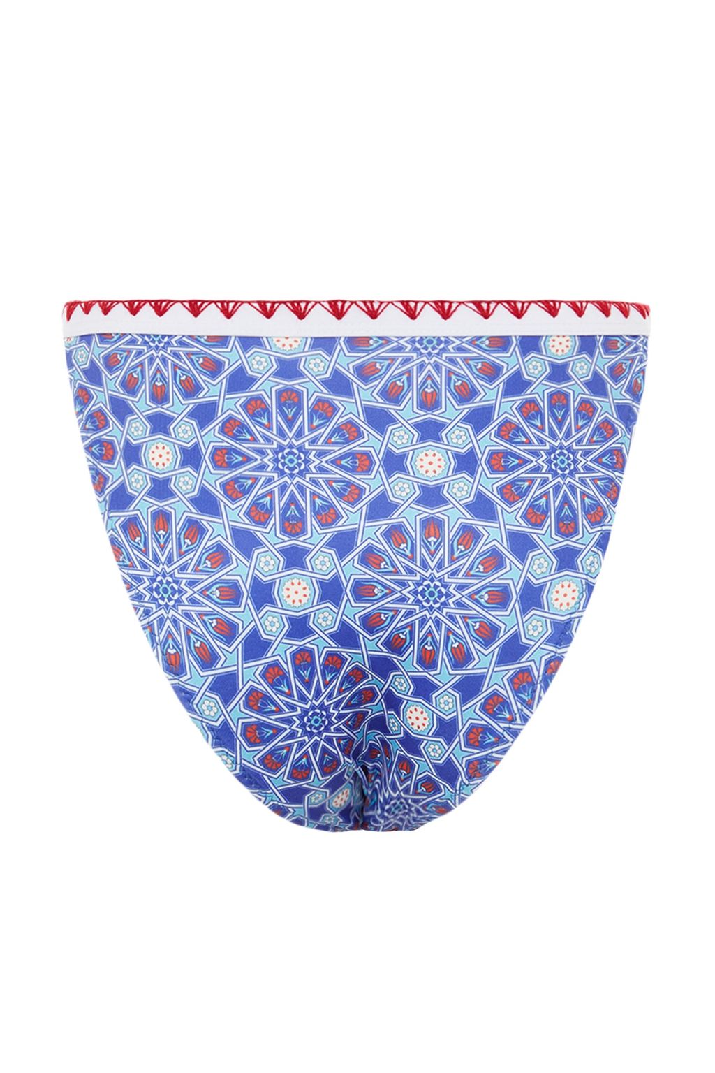 Geometrik Desenli Nak?sl? High Leg Bikini Alt? TBESS23BA00231