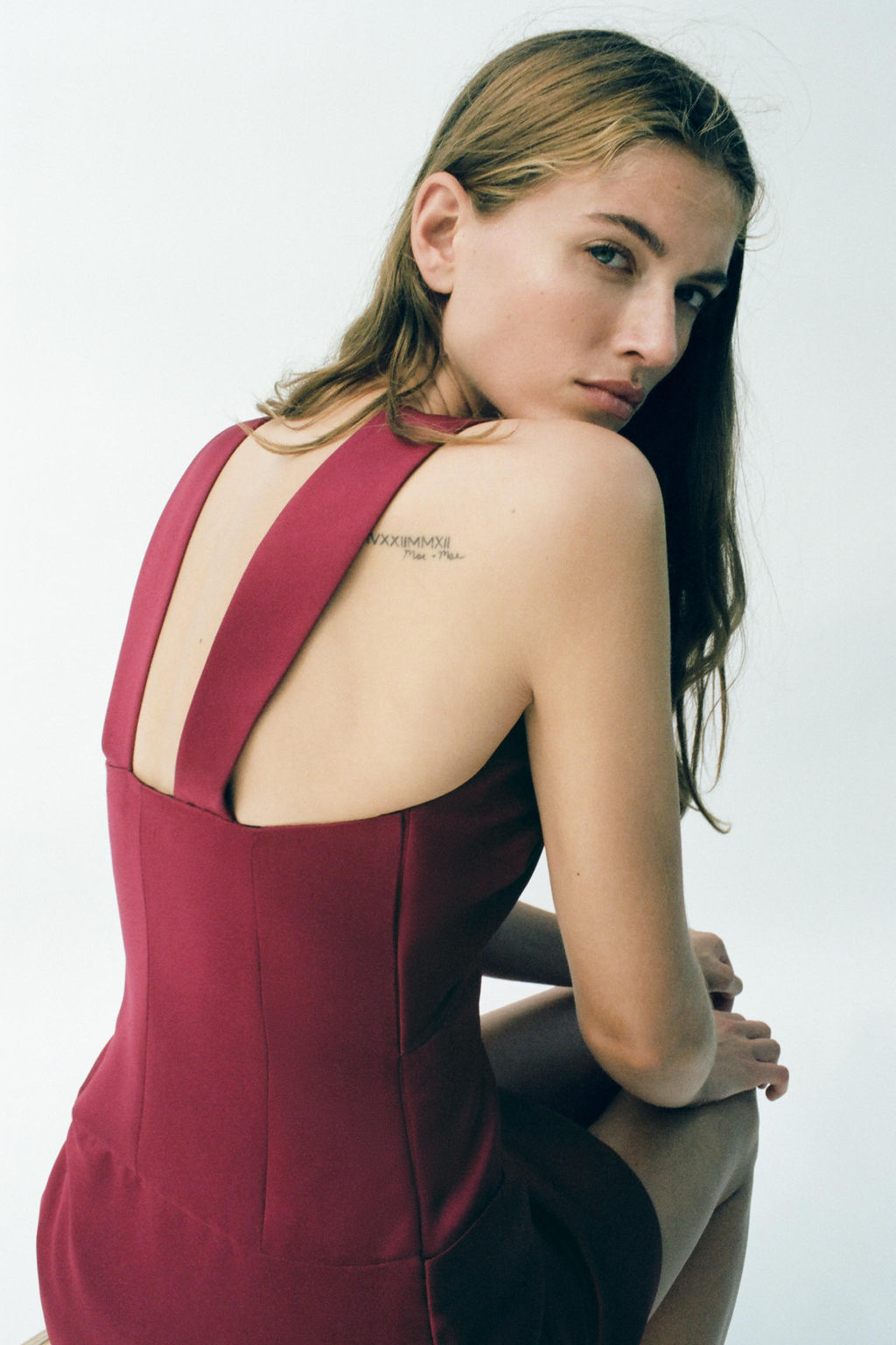 MINI DRESS WITH WAIST DETAIL - Zara фото 7