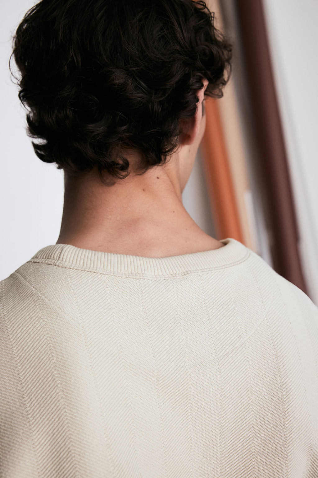 Sudadera con diseno de espiguilla Regular Fit - H&m фото 5