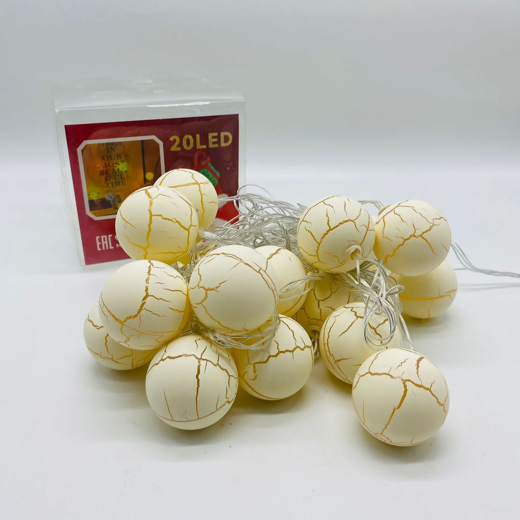 Гирлянда Макаруны шарики 5 м 20 LED - Ип лебедев о.ю фото 6