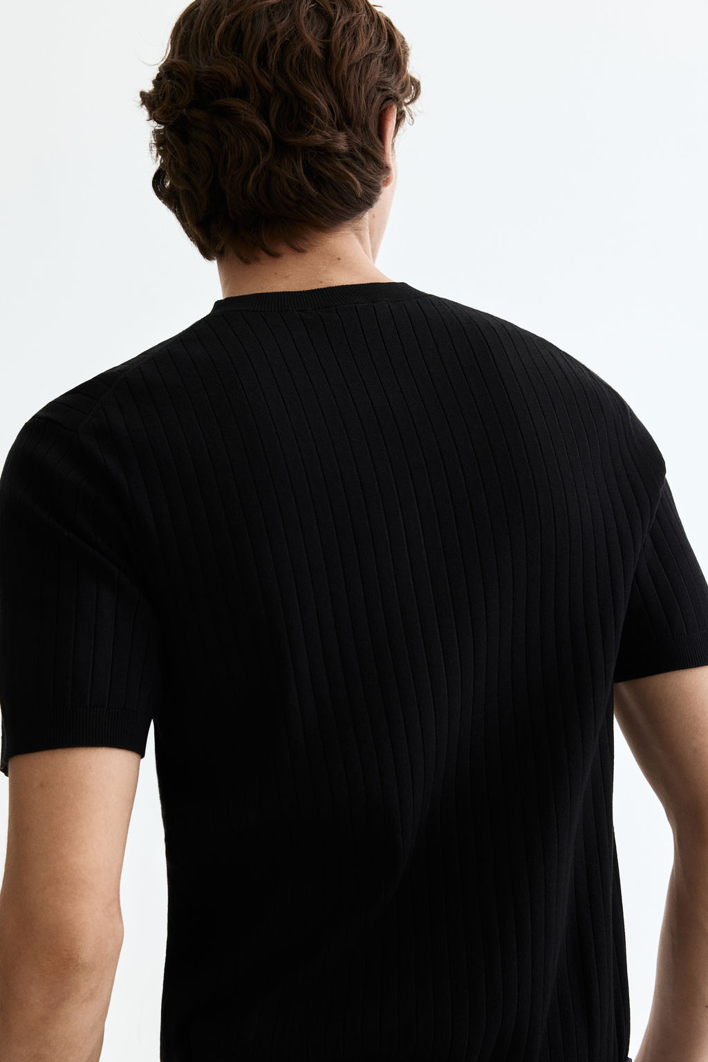 Camiseta de punto Slim Fit - H&m фото 6