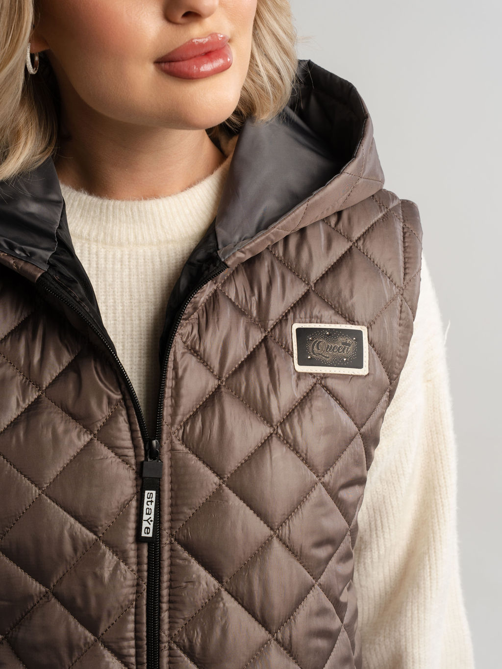 Жилет утепленный Дориана (кофе) Б14632-18М - Lt collection фото 7