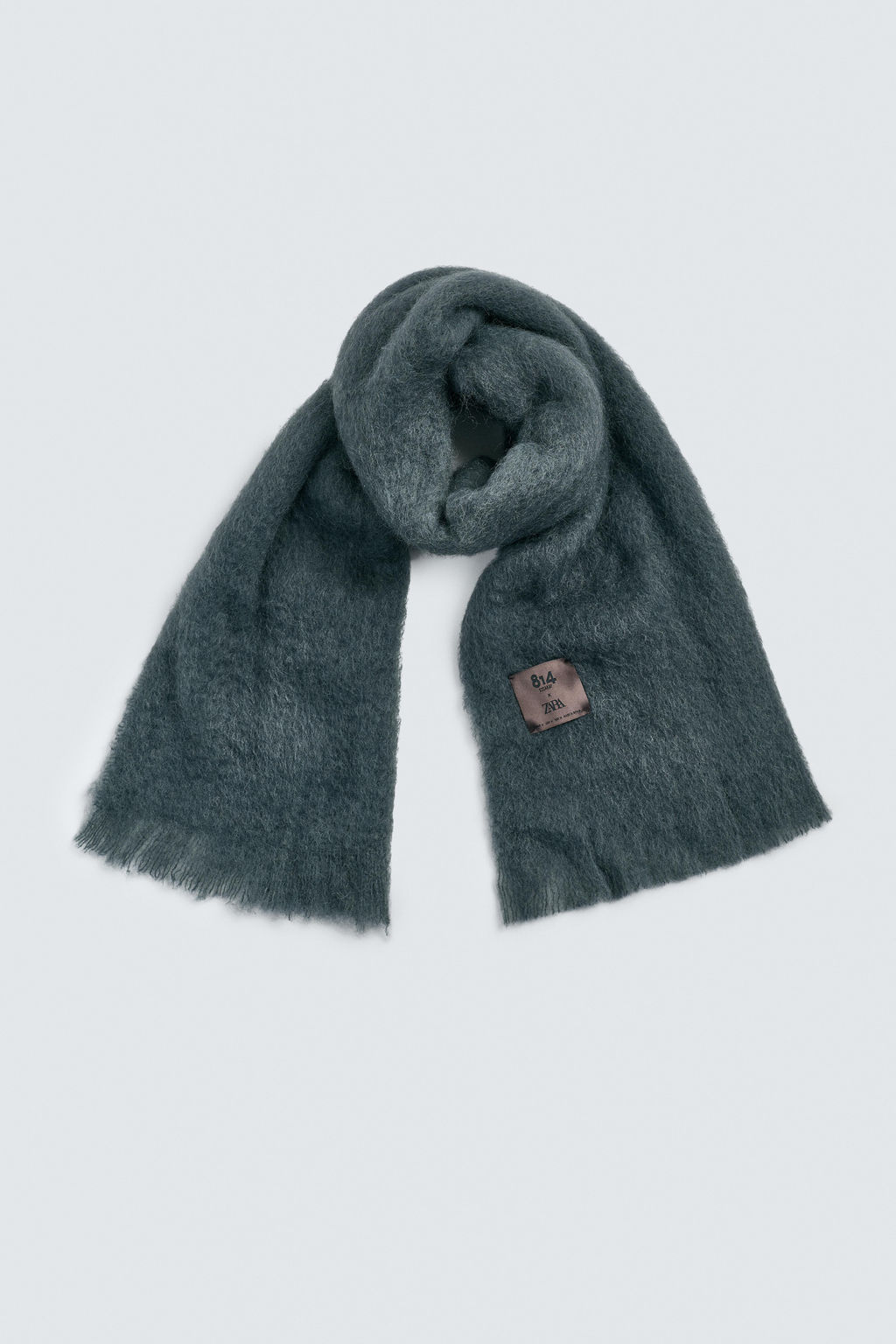 BUFANDA MEZCLA LANA 814 EZCARAY X ZARA / Gris  фото 2