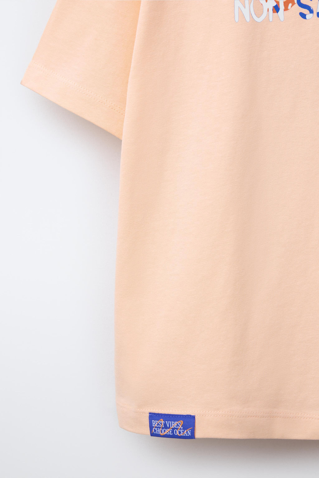 SLOGAN PRINT T-SHIRT - Zara фото 4