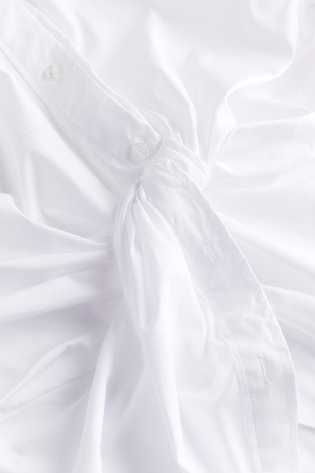 Camisa con detalle de nudo - H&m фото 3