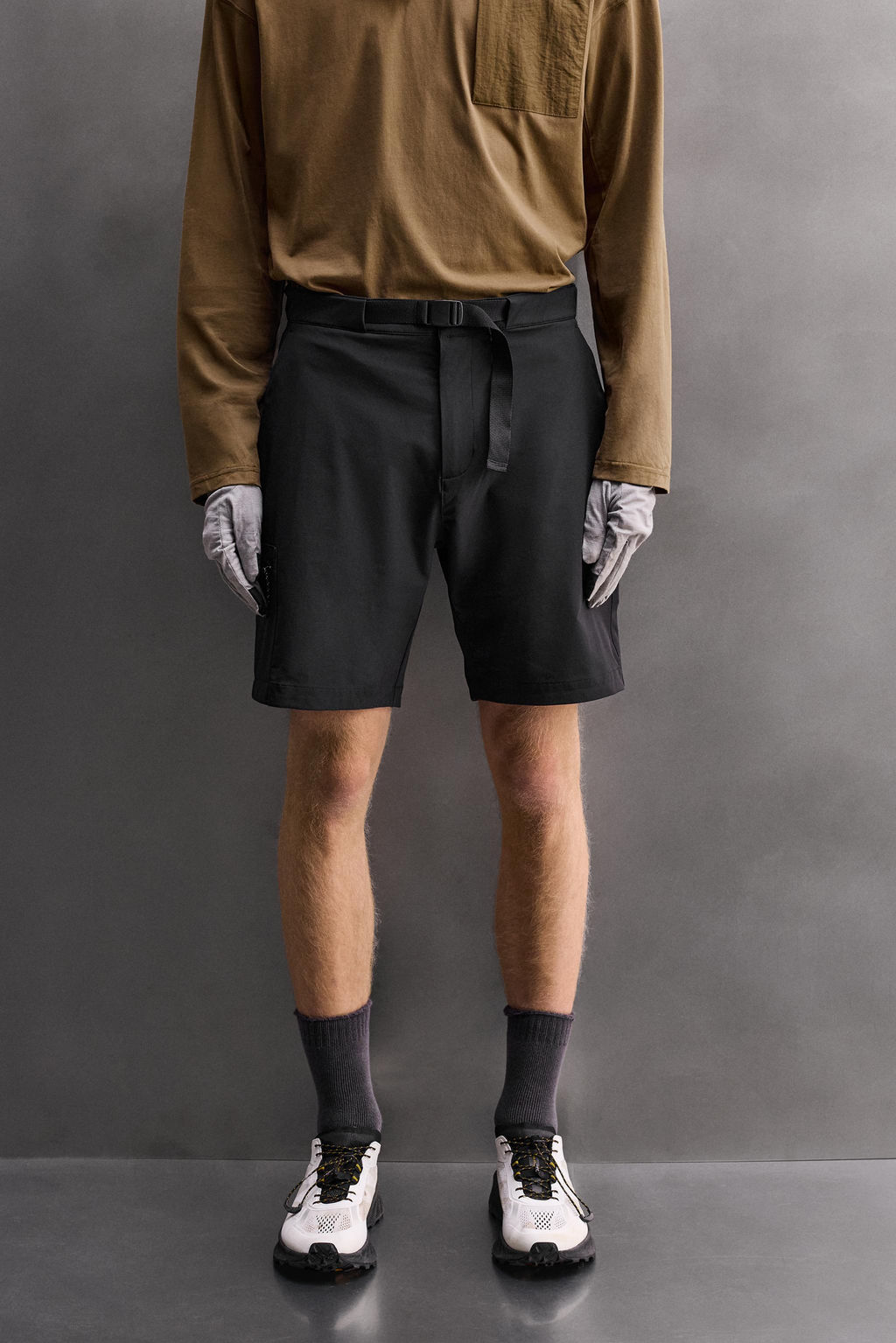 BERMUDA T?CNICA CARGO / Negro - Zara фото 12