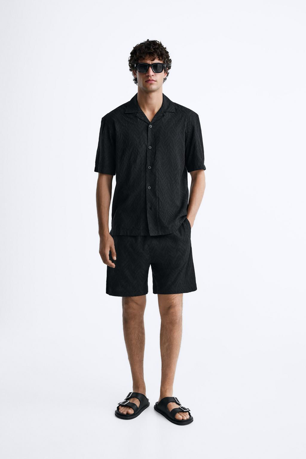GEOMETRIK JACQUARD GOMLEK - Zara фото 10