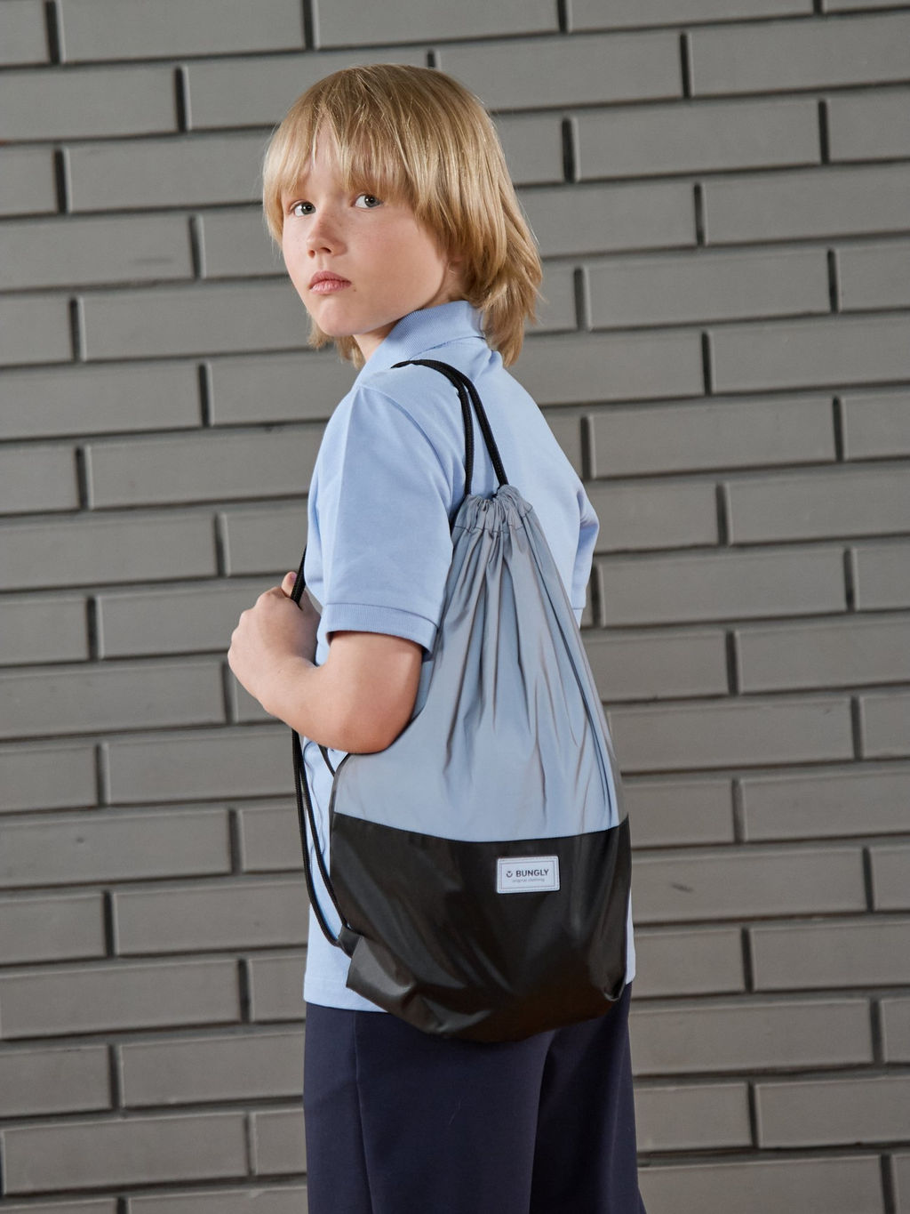 Сумка для обуви Черно-серая 7+ - Bungly фото 11