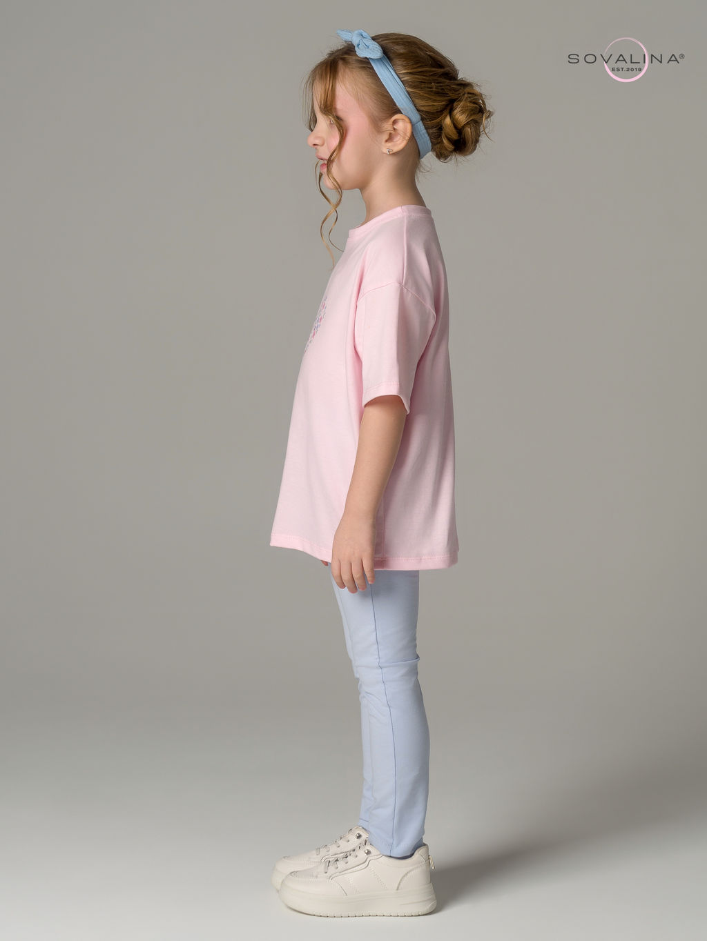 Костюм Мун розовый-голубой СЦ - Sovalina фото 9