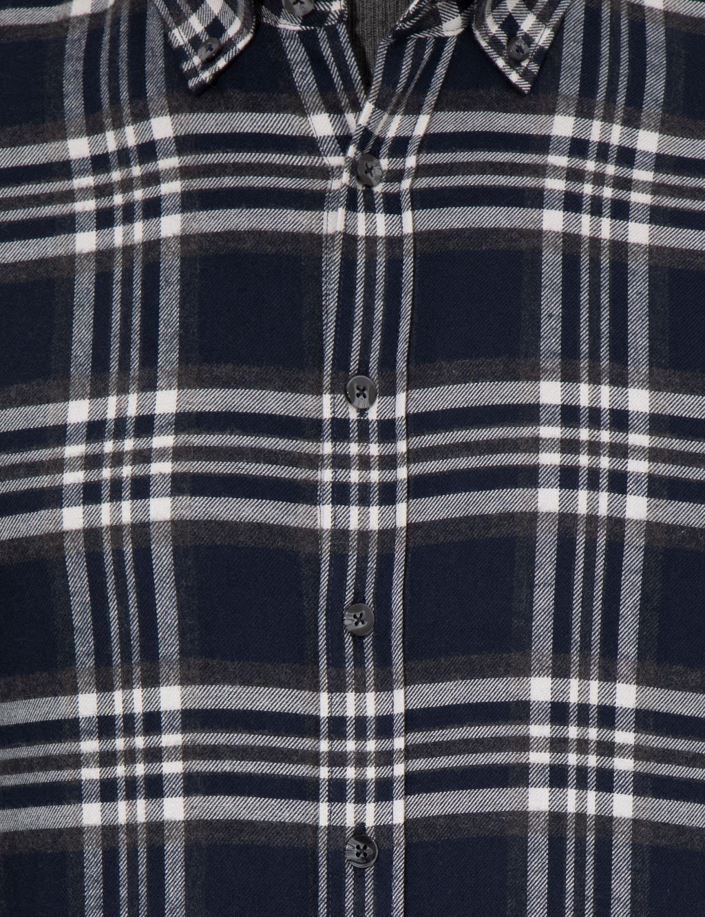 Темно-синяя приталенная рубашка с длинным рукавом - Cacharel фото 6